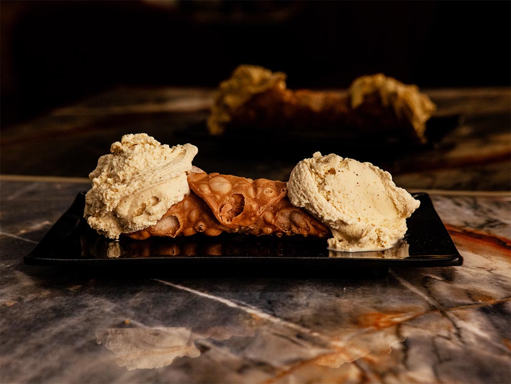 Cannolo con gelato