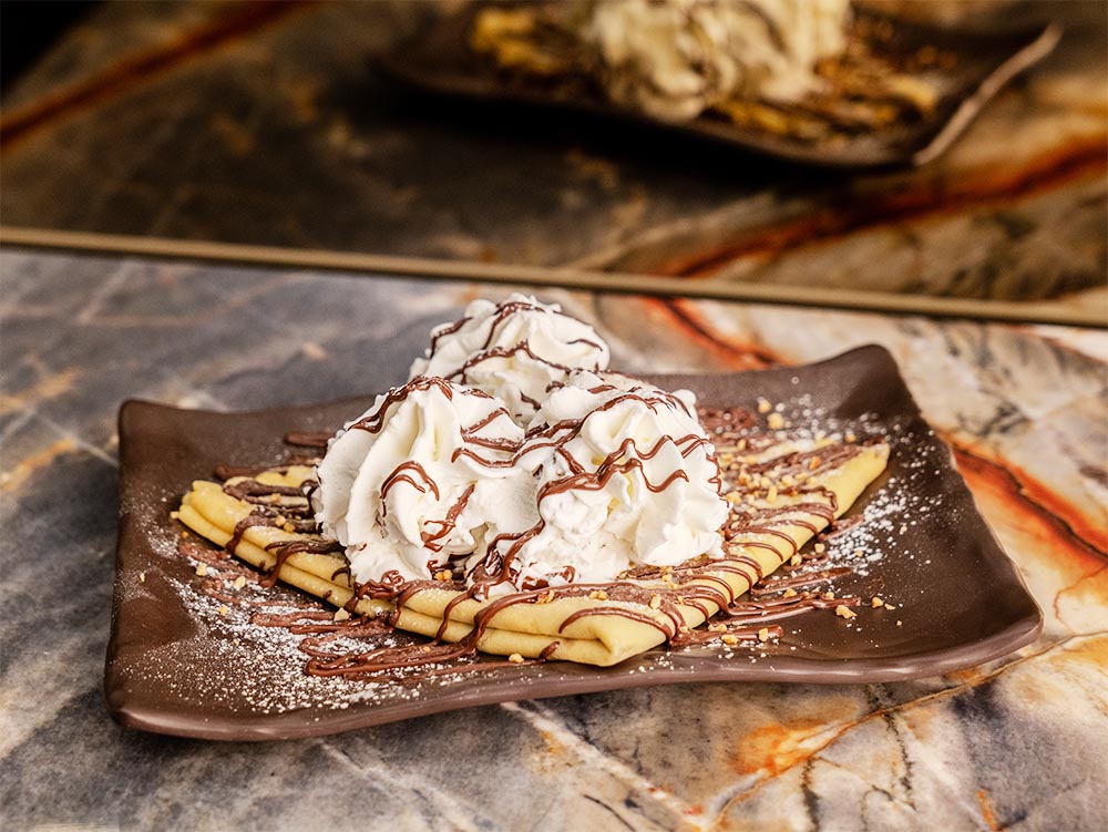 Crepes con gelato