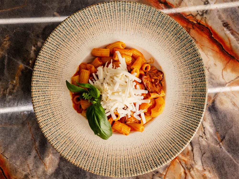 Mezze maniche alla Norma