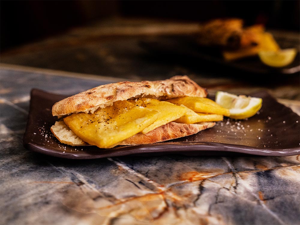 Cabbucio con panelle