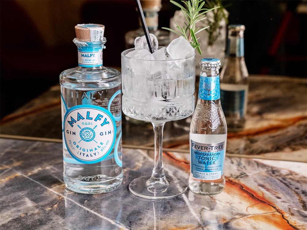 Gin Tonic Malfy Origin tonica