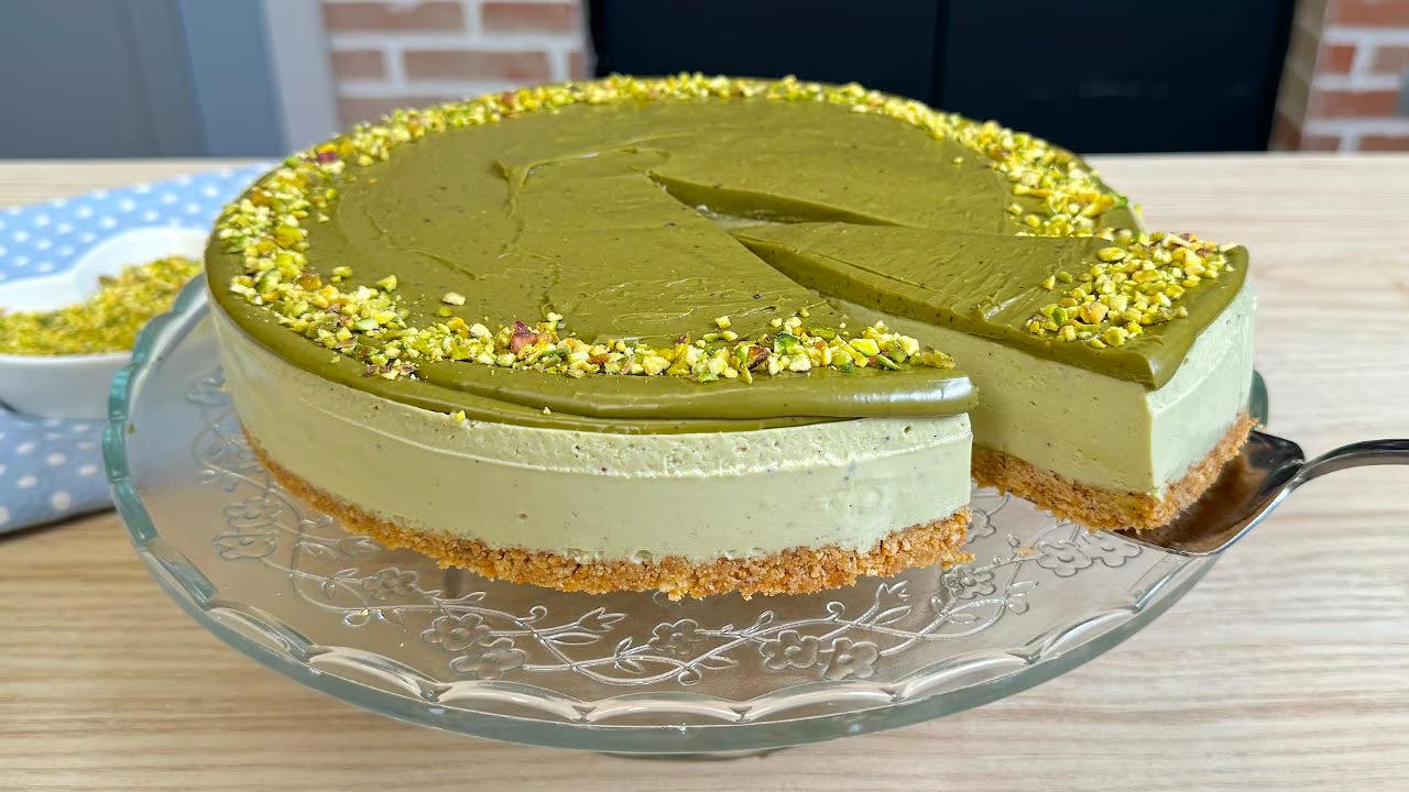 Cheesecake al pistacchio