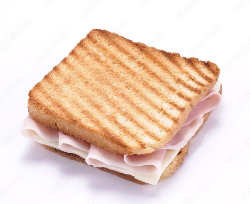 Toast cotto e sottiletta